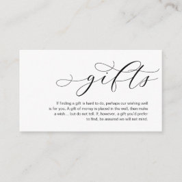 Una Nota Sobre Regalos De Boda, Hermosa Elegancia 