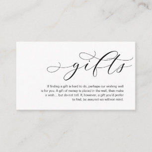 Una Nota Sobre Regalos De Boda, Hermosa Elegancia 