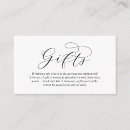 Una Nota Sobre Regalos De Boda, Hermosa Elegancia 