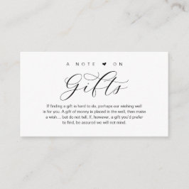 Una Nota Sobre Regalos De Boda, Hermosa Elegancia 