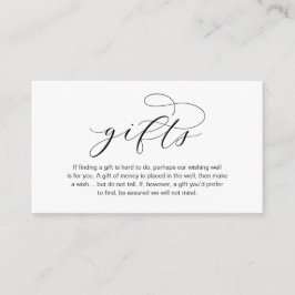 Una Nota Sobre Regalos De Boda, Hermosa Elegancia 