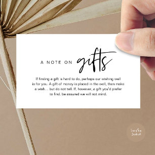 Una nota sobre regalos, Dinero para el Fondo de De
