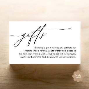 Una Nota Sobre Regalos, Moderna Boda Romántica Ele