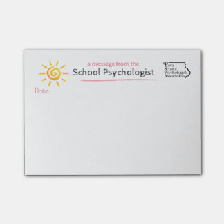 Una nota soleada del psicólogo de la escuela de