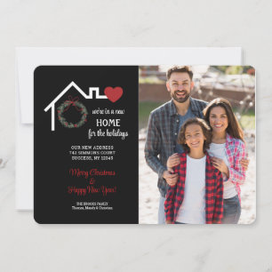 Una nueva casa para las fiestas Tarjeta de Navidad