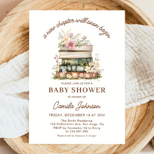 Una nueva etapa comienza Invitación de baby shower