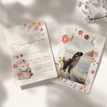 Una Nueva Etapa Comienza Invitación Floral de Desp