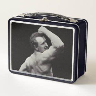 Una nueva pose de los hombres fuertes Eugen Sandow