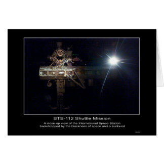 Una opinión del primer de la estación espacial