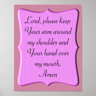 Una oración - poster de arte