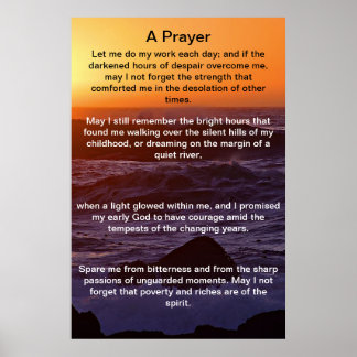 Una oración sobre los Posters de la playa
