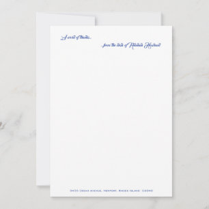 Una palabra de agradecimiento... Tarjeta de agrade