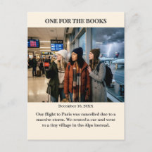 Una para los Libros Tarjeta Postal de Foto Persona