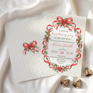 Una pequeña alegría Invitación para baby shower