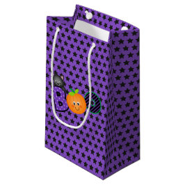 Una pequeña bolsa de regalo de Halloween con un Bo