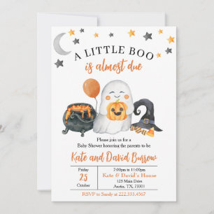 Una pequeña Boo Tarjeta de Invitación de Revelació