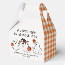 Una pequeña caja de Baby Shower de Boo Halloween