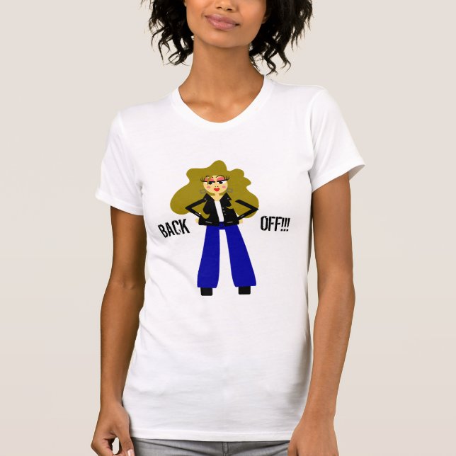 Una pequeña camiseta de la actitud (Anverso)
