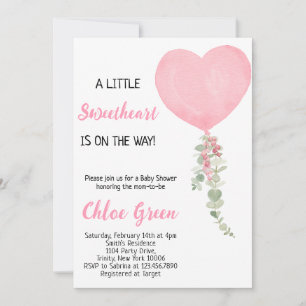 Una pequeña Dulzura está en Camino Invitación