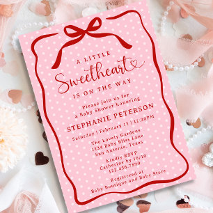 Una pequeña dulzura está en camino Invitación para