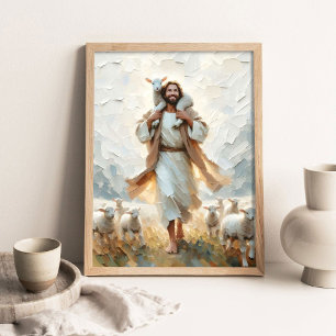 Una pequeña familia, Arte cristiano digital, Jesús