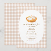 Una pequeña invitación a Baby Shower de Cutie Pie 