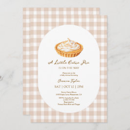 Una pequeña invitación a Baby Shower de Cutie Pie 