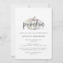 Una pequeña invitación a bañarse con calabaza