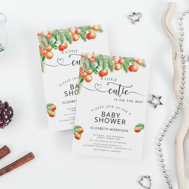 Una pequeña invitación a una ducha de bebé (Subido por el creador)