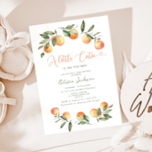 Una pequeña invitación a una ducha de bebé