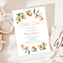 Una pequeña invitación a una ducha de bebé