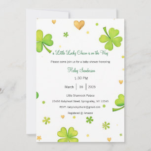 Una pequeña invitación de amuleto de la suerte est