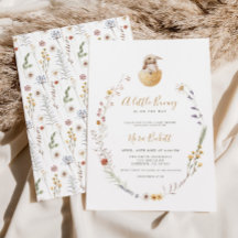 Una pequeña invitación de Baby Shower de Semana Sa