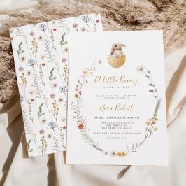 Una pequeña invitación de Baby Shower de Semana Sa