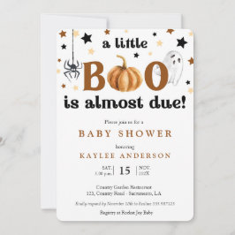 Una pequeña invitación para una ducha de bebé en H