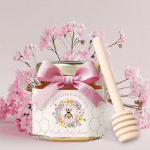 Una pequeña miel está en camino del Baby Shower ro