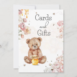 Una pequeña miel está en camino Rótulo de tarjetas