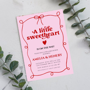Una pequeña niña querida Invitación para Baby Show