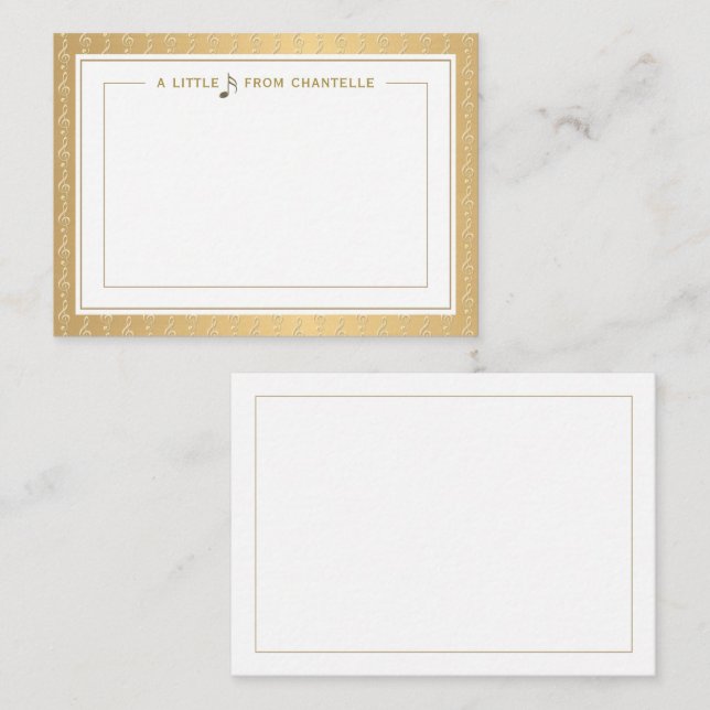 Una pequeña nota de la música Nota del Grabado en  (Anverso / Reverso)