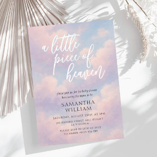 Una pequeña pieza de la fuerte invitación de Baby 