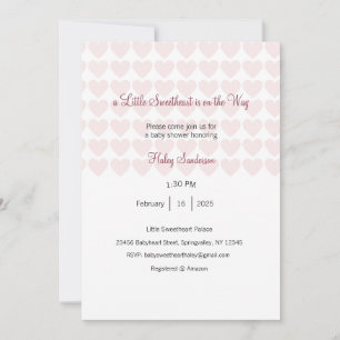 Una pequeña querida está en camino Invitación