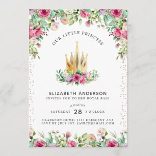 Una pequeña tarjeta de cumpleaños floral de Prince