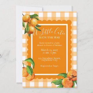 Una pequeña ternura está en camino Invitación para