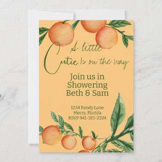 Una pequeña ternura está en camino Invitación para