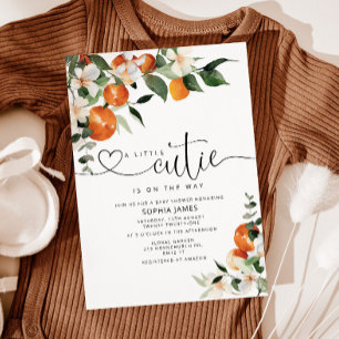 Una pequeña ternura invitación para baby shower