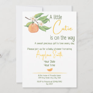 Una pequeña y adorable INVITACIÓN para baby shower