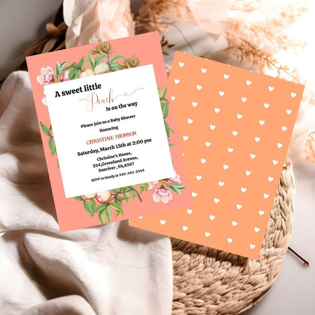 Una pequeña y dulce invitación a la ducha para beb (Subido por el creador)