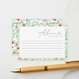 Una pequeña y moderna tarjeta de consejos de Baby 