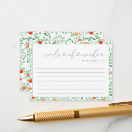 Una pequeña y moderna tarjeta de consejos de Baby 