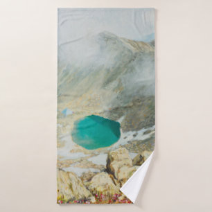 Una pintura al óleo sobre lienzo del pico más alto